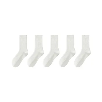 MIIOW Mid Calf Socks Women's 5 Pack