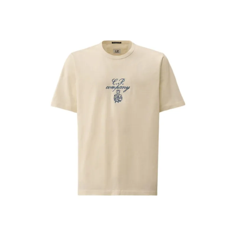 C.P.Company T Shirt Men's Gauze White-0