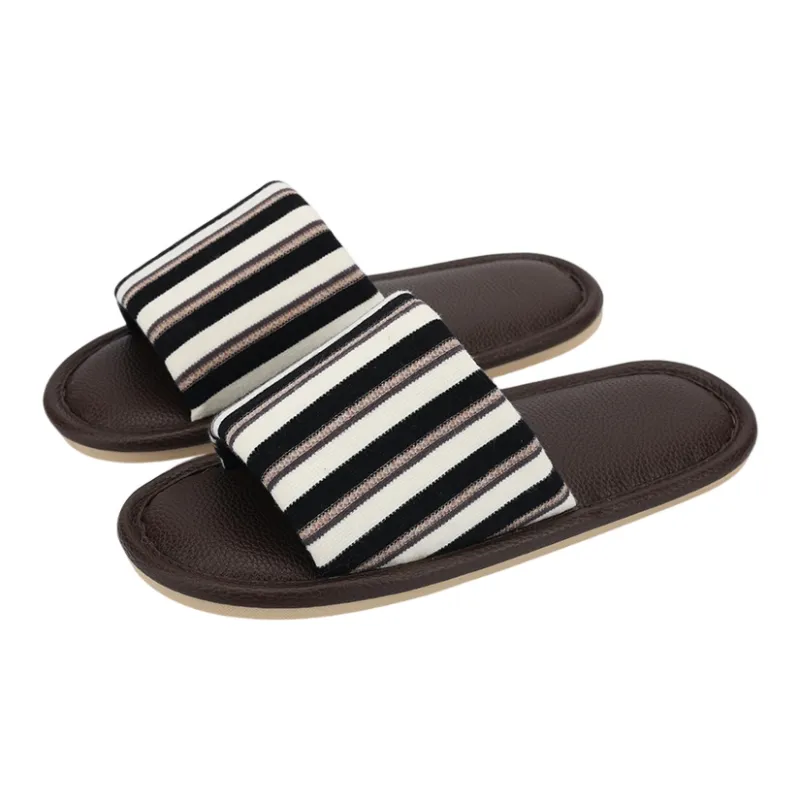 Warm Edge Unisex Minimalist Style Indoor Summer Home Flat Comfortable Versatile Lightweight Slippers For All Season Use-0