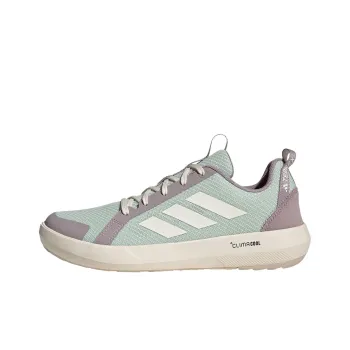 Adidas Terrex Boat Anti Slip Wear Resistant Low Top Hiking Shoes Men's Light Green