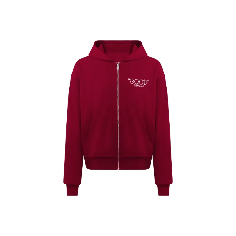 GOODBRAND Sweatshirt Unisex Burgundy-0