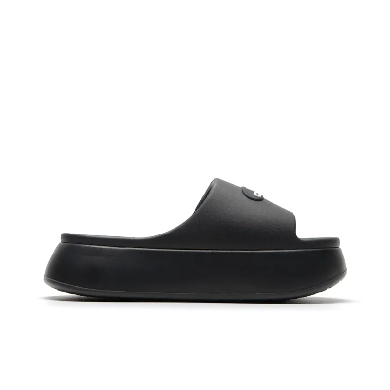 Mule Donkey Slip Resistant Odor Resistant Slide Slippers Women's Charcoal Black-1