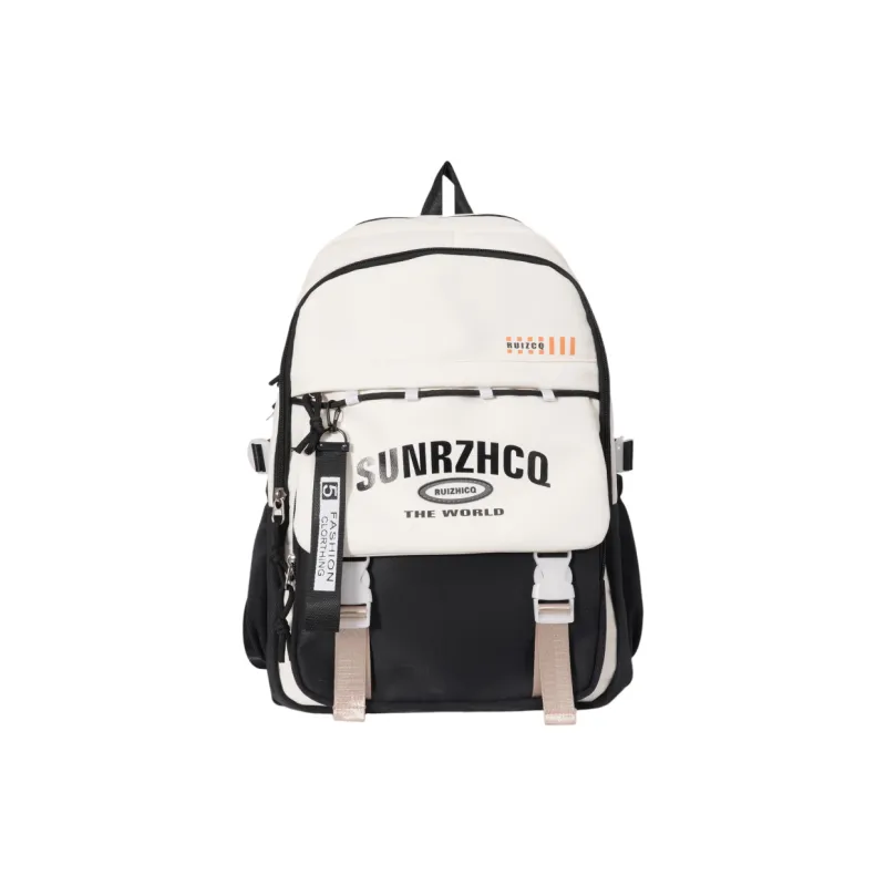 Single Warehouse Oxford Backpack Regular Unisex Black/Red/Khaki/Gray/Purple/Pink-16