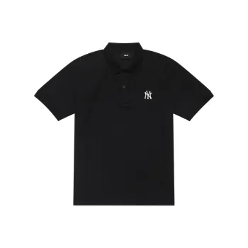 MLB New York Yankees MLB Basic Logo SS24 Polo Shirt Unisex Black