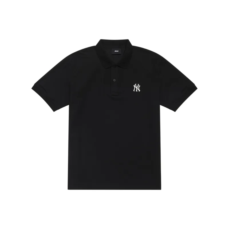 MLB New York Yankees MLB Basic Logo SS24 Polo Shirt Unisex Black-0