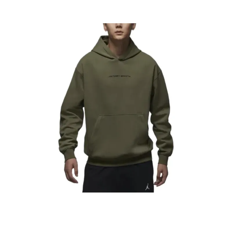 JORDAN Sport Hoop Fleece Men's Dri-FIT Pullover Hoodie-0