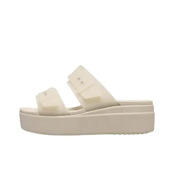 Crocs Brooklyn EVA Abrasion Resistant Slide Slippers Women's Beige