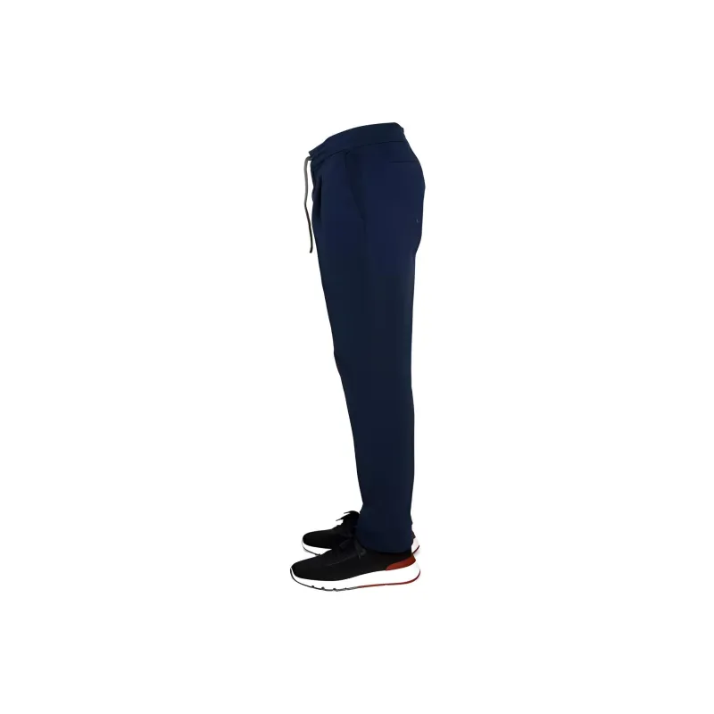 Brunello Cucinelli FW22 Knitted Sports Pants Men's Navy Blue-2