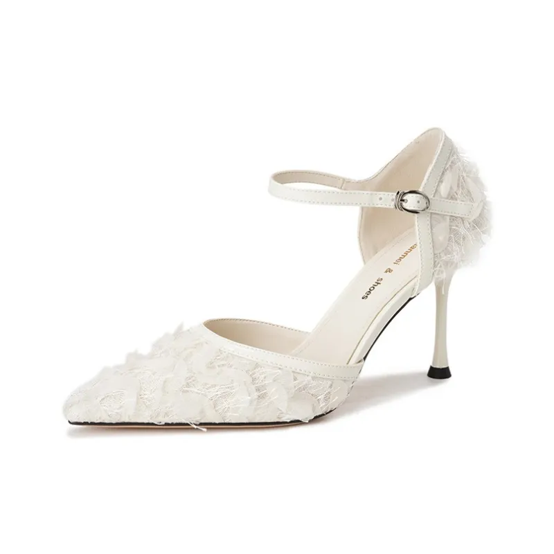 WEISHIBANGWEI Slim Heel High Heels Women's-8