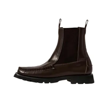 Hereu Alda Short Chelsea Boots 3cm Women's Brown