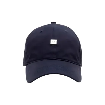 Acne Studios Cotton Baseball Caps Unisex Dark Blue