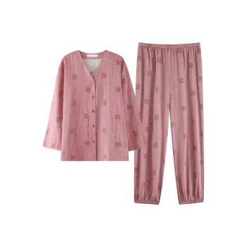 ZumashL Pajama Set Women's Dried Rose Of May