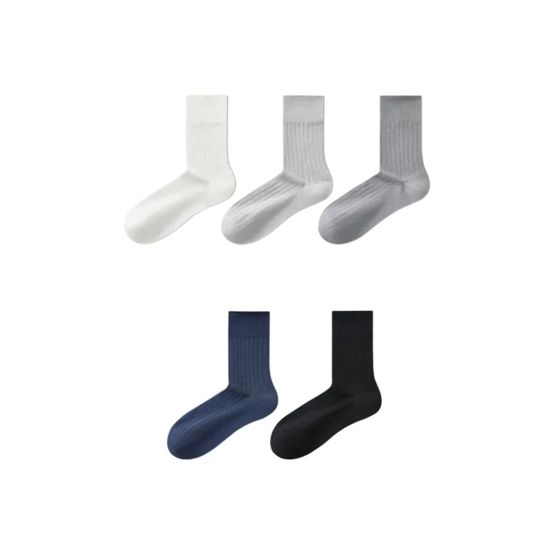 Temooues Mid Calf Socks Men's Combo Set-9