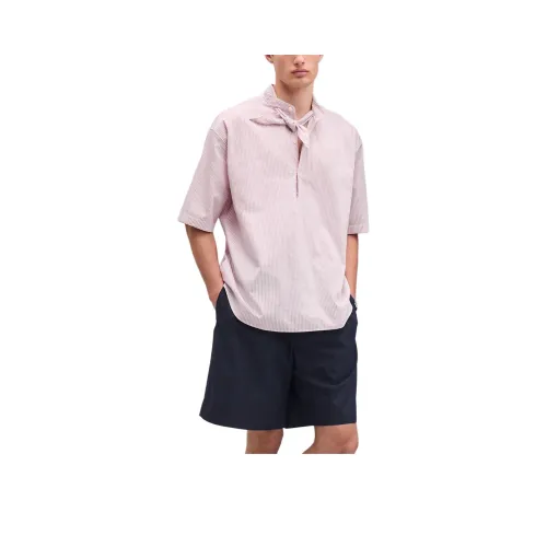 HERMES SS25 Shirt Men's Cotton Candy