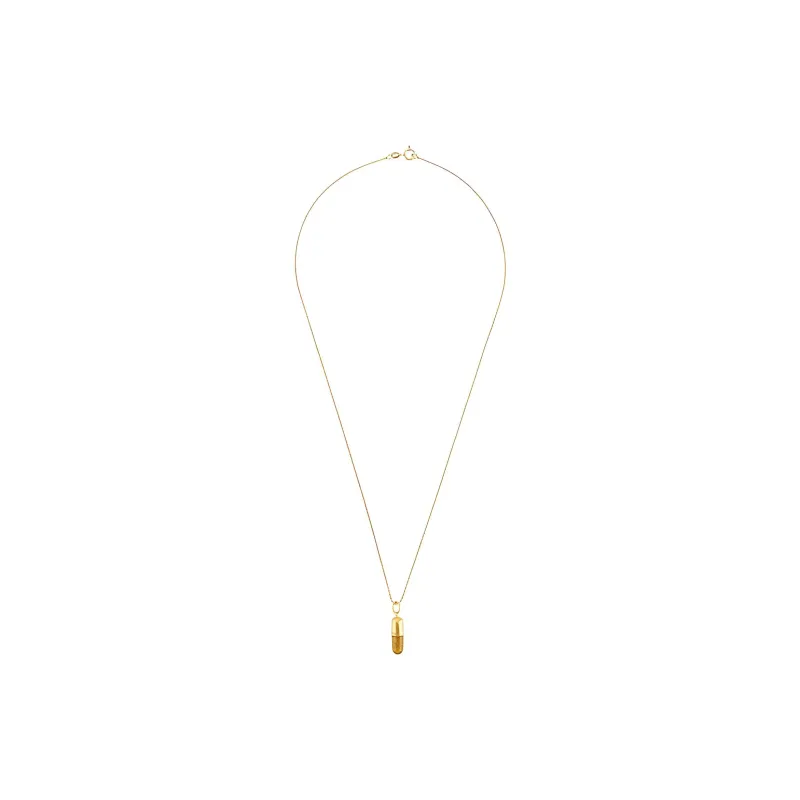 True Rocks Glitter Pill Pendant Necklace-1