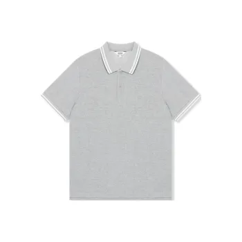 AIGLE Polo Shirt Men's Heather Gray