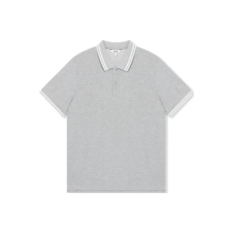 AIGLE Polo Shirt Men's Heather Gray-0