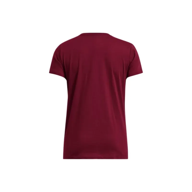 Under Armour Rival T Shirt Women's Burgundy-1