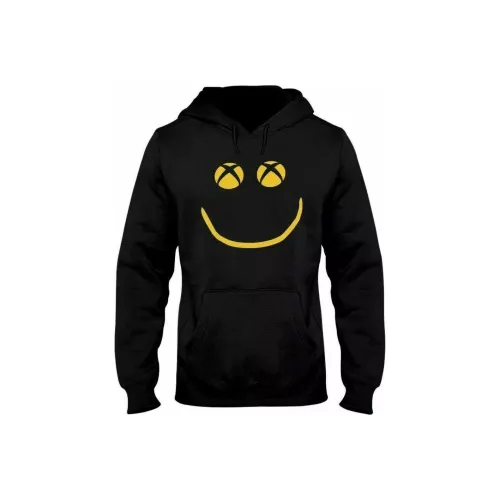 Chinatown Market Smiley Face XBOXMakes Me Happy Sweatshirt Unisex Black