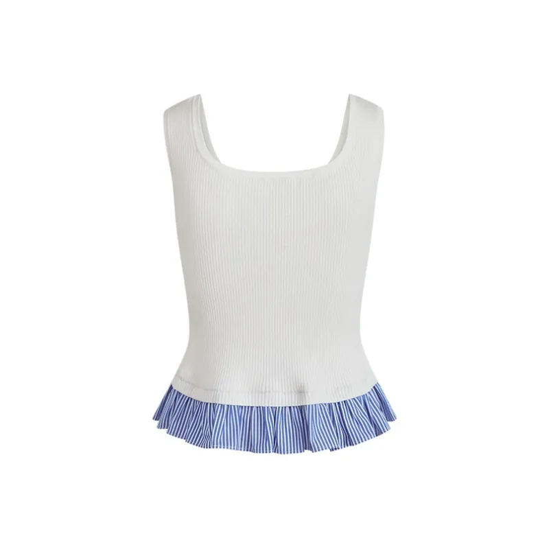 KUOSE Tank Tops Women's White-1