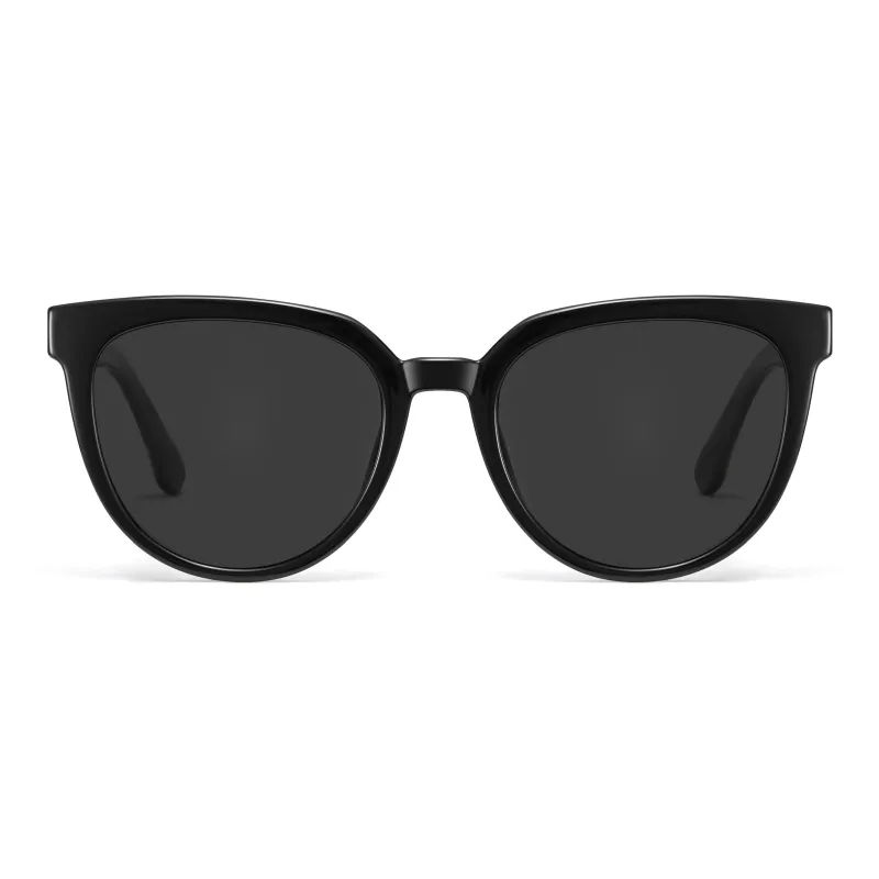 LASHION TR/Memory Plastic Round Sunglasses Women's-6