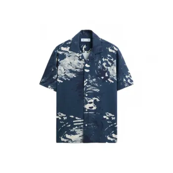 ZARA Shirts Men Sea Blue