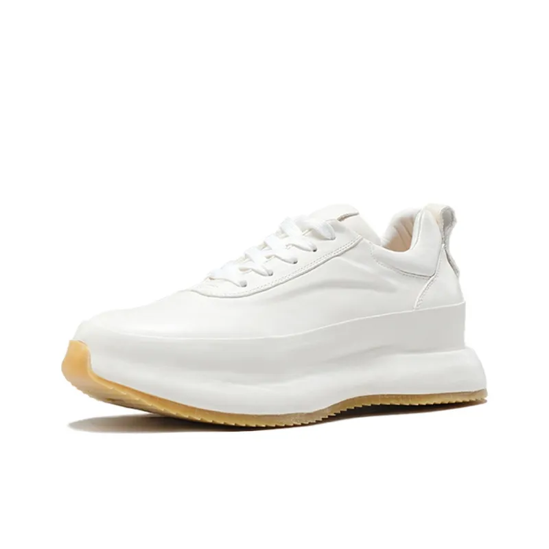 IGESHI Abrasion Resistant Breathable Casual Shoes Men's Ivory White-1
