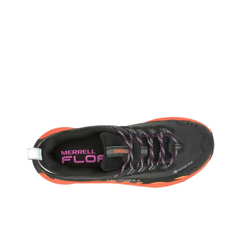 MERRELL Moab Speed 2 Gore Tex Black Orange Women's-3