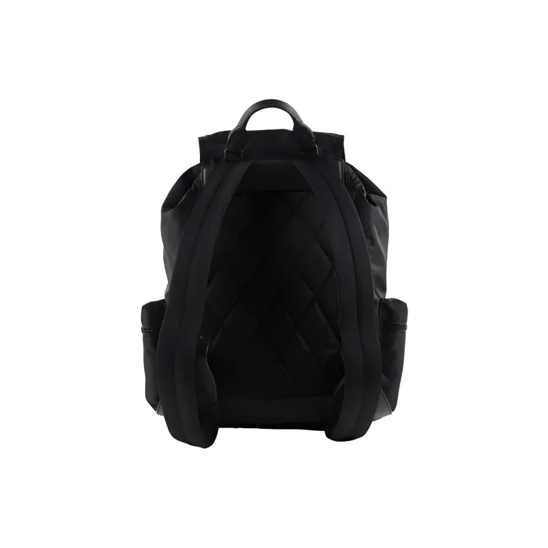 Burberry Leather Backpack Large Size Men's Black-2