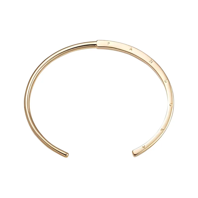 Pandora Gold-Plated Copper-Silver Alloy Bangles Unisex Gold-1