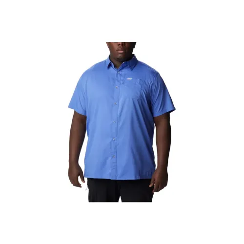 Columbia Shirt Men's Dodger Blue