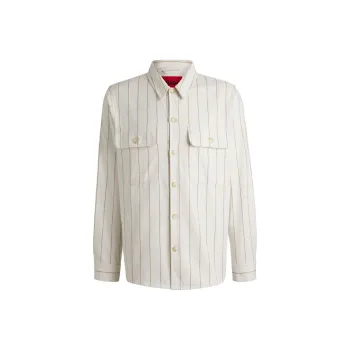 HUGO BOSS Striped Cotton Shirt