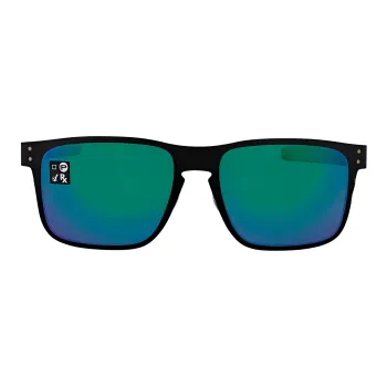 Oakley Metal Rectangular Sunglasses Men's Black