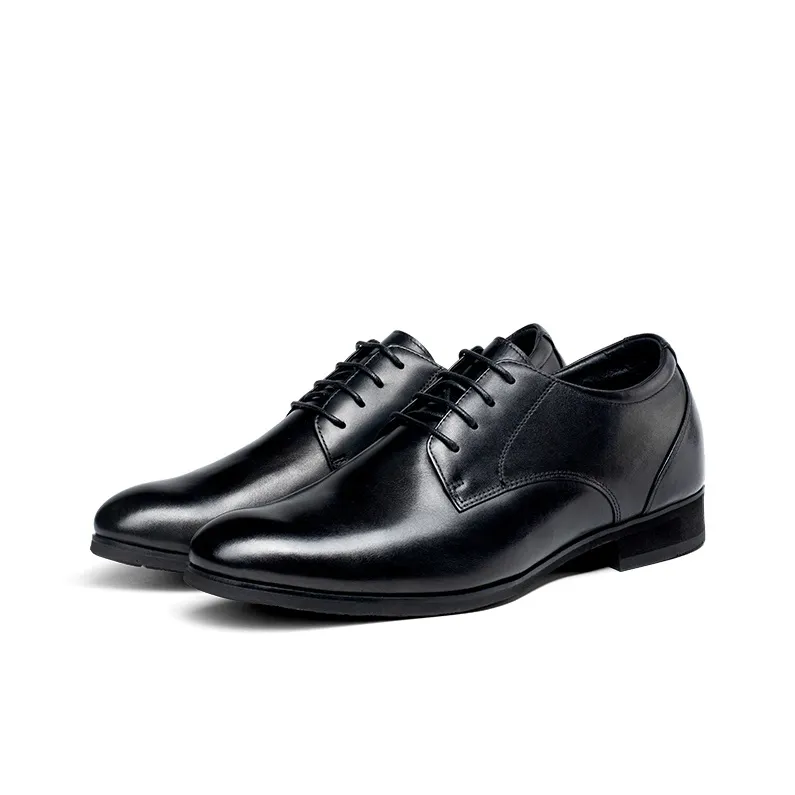 He Jinchang Dress Shoes Men's Knight Black-2