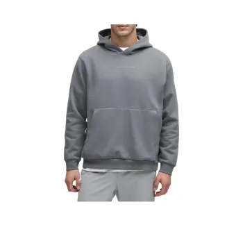 Lululemon Steady State Pullover Hoodie Graphic Sweatshirt Men's Sun Gray Solar Grey