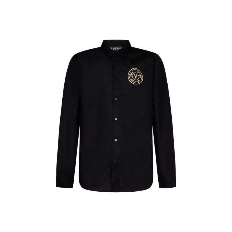 VERSACE Logo Embellished Shirt-0