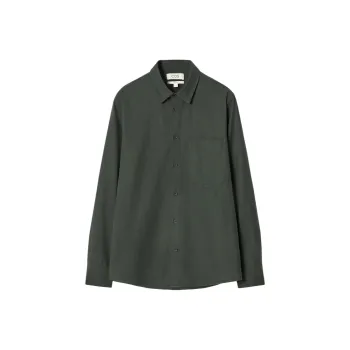 COS Shirts Men Dark Green