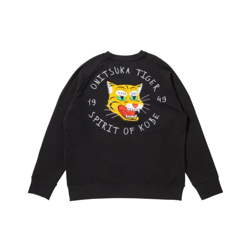 Onitsuka Tiger OVERSIZED TOP Sweatshirt Unisex Black