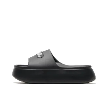 Mule Donkey Slip Resistant Odor Resistant Slide Slippers Women's Charcoal Black