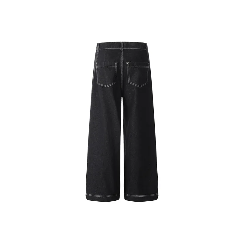 COOLALPACA Jeans Unisex Black-1