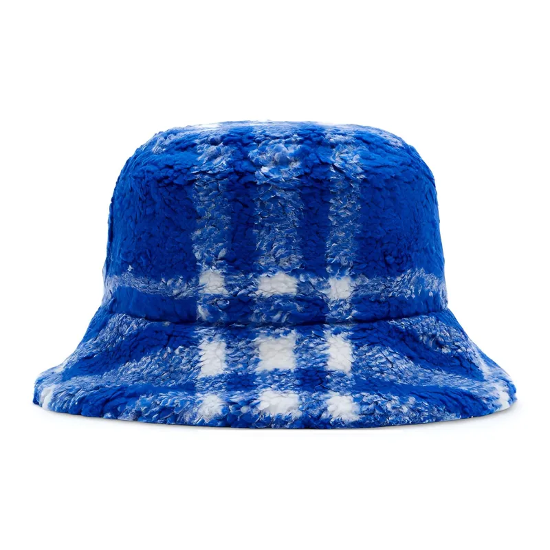 Burberry Reversible Fleece Check Bucket Hat-1