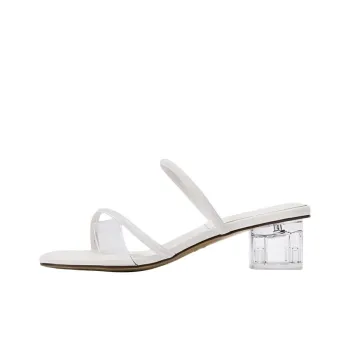 DAPHNE Slide Slippers Women's Ecru/Khaki/Night Black