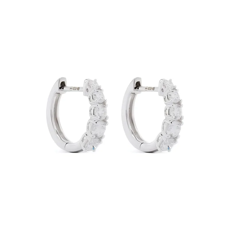 Anita Ko 18K White Gold Diamond Earrings-0