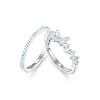 Jodie&Kevin S 999 Fine Silver Rings Unisex