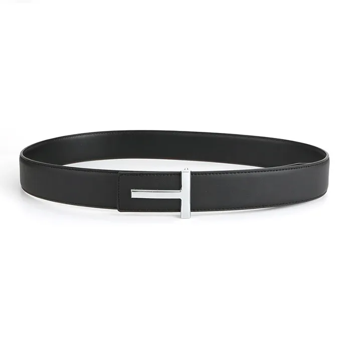 YUZHAOLIN Cow Leather Belts Men's Width 3.8CM-0