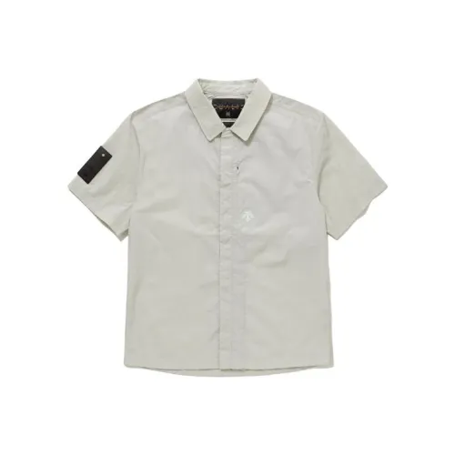 DESCENTE Dualis Waffen Shirt Men's White