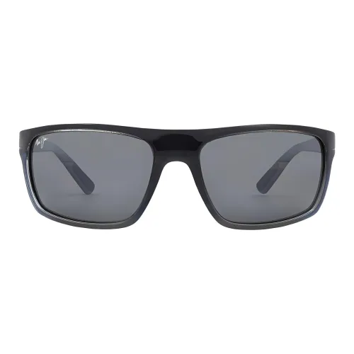 Maui Jim Plastic Irregular Shape Sunglasses Womens Blue