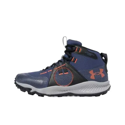 Under Armour Charged Maven Mid Top Hiking Shoes Men's Navy Blue