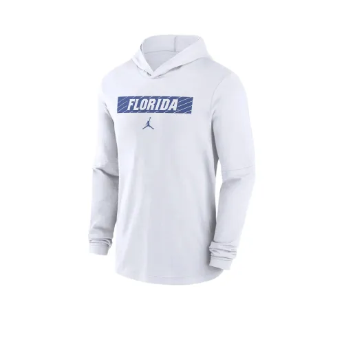 JORDAN Florida Gators Sideline Men's JORDAN Dri-FIT College Long-Sleeve Hooded Top