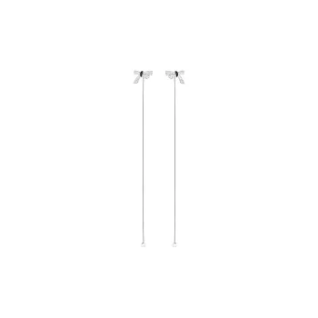 Swarovski Mademoiselle Earrings Women's White Gold Plated